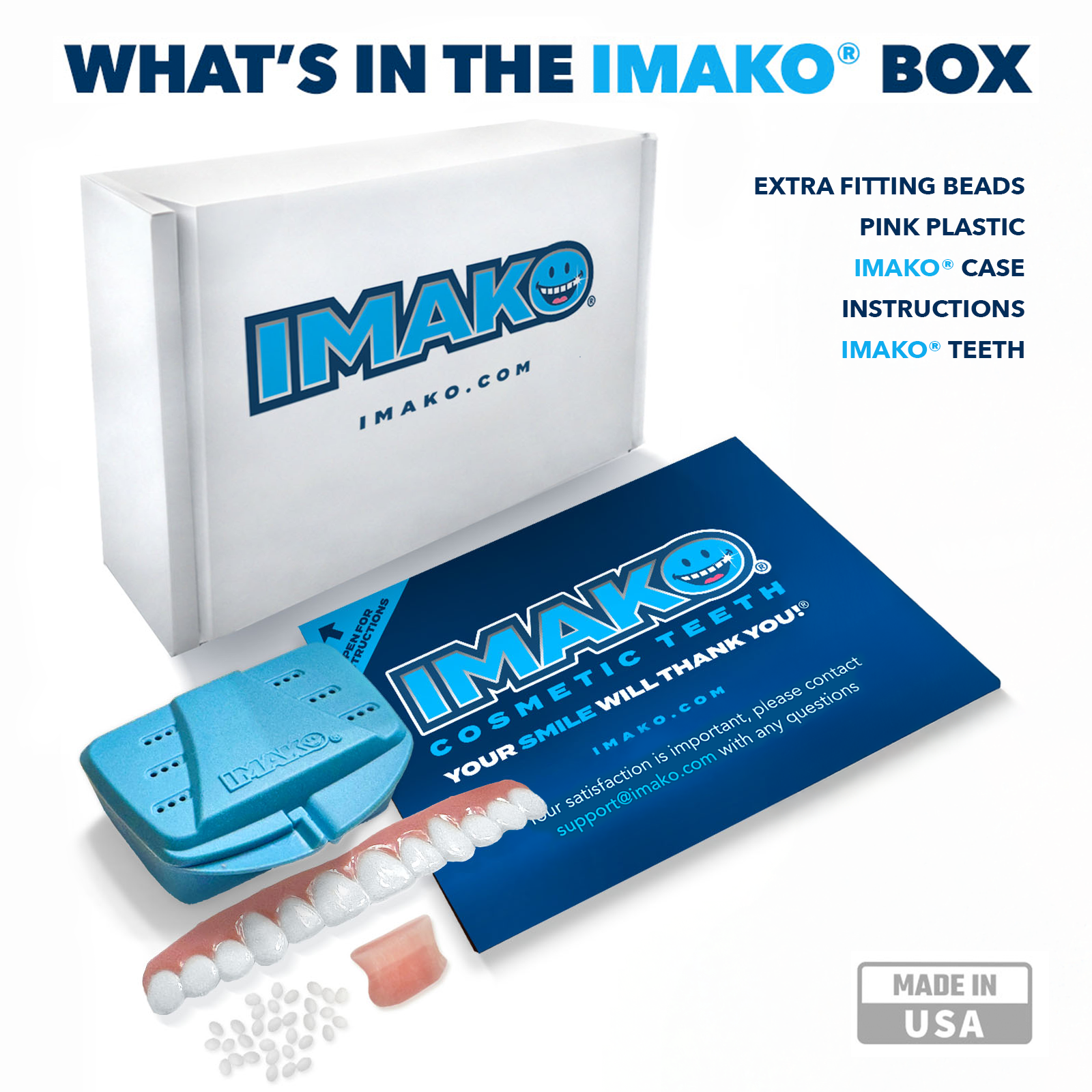 Imako® Cosmetic Teeth Kit