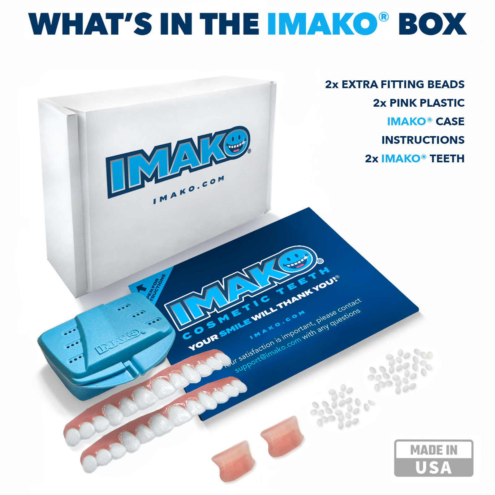 Imako® Cosmetic Teeth Kit