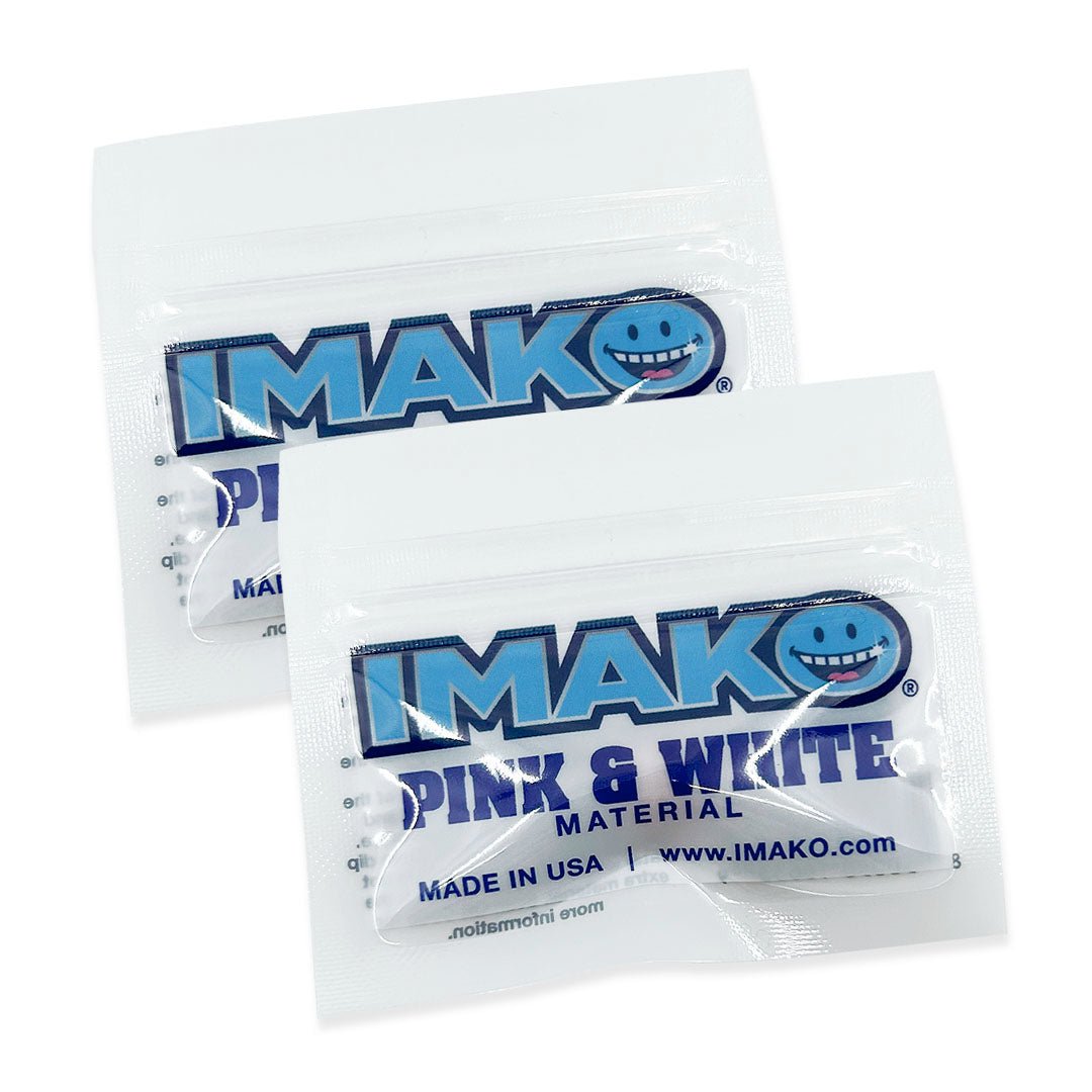 Imako® Pink & White Moldable Fitting Material – Fake Gums and Teeth - Imako